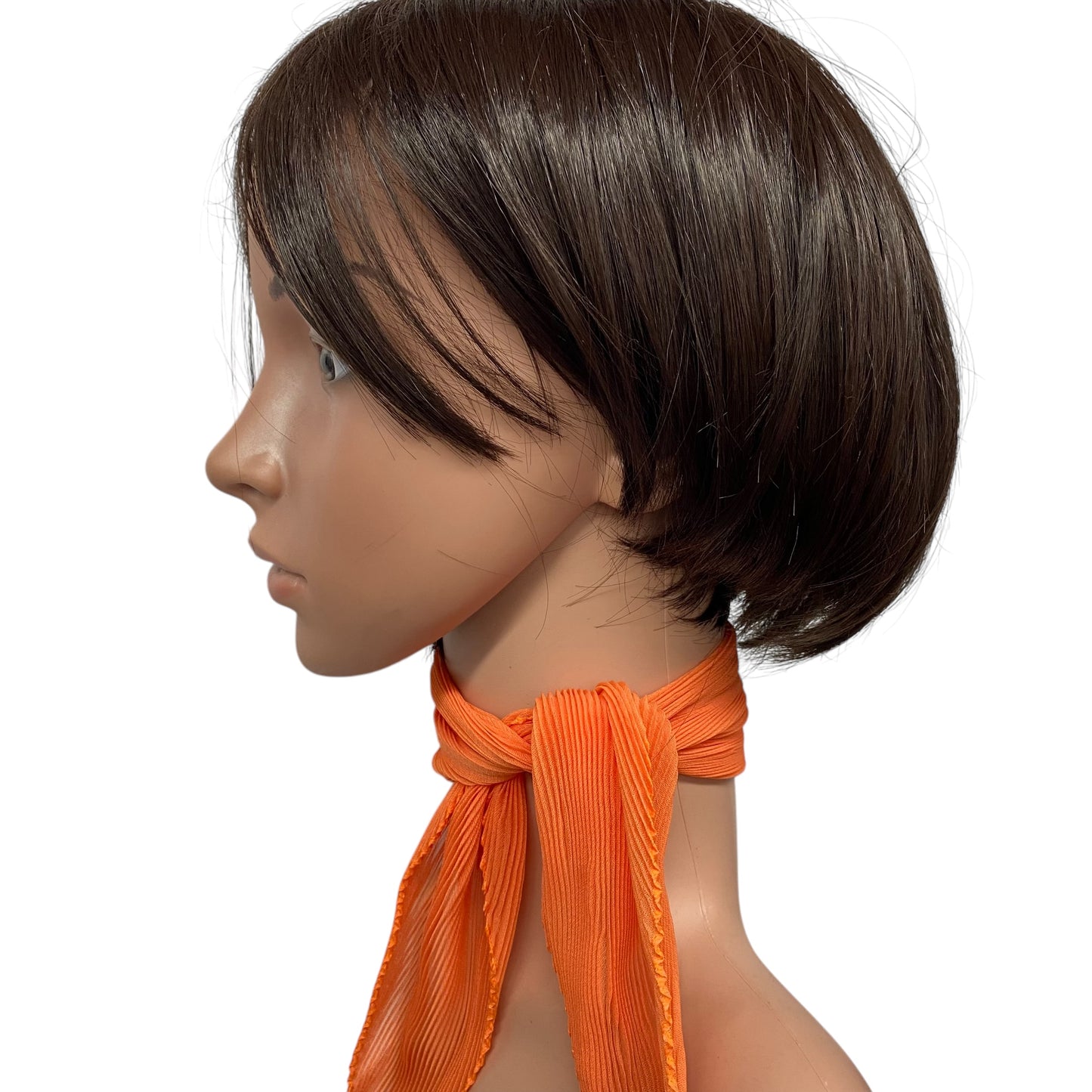 Polyester Pleated | Orange