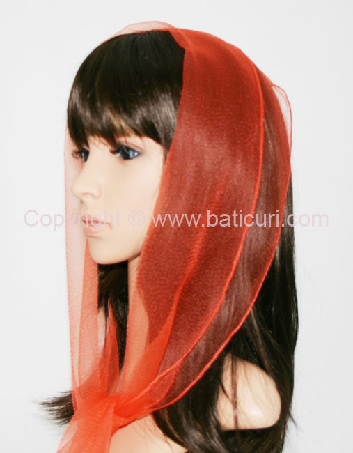 18-160 (N) | Oblong Solid | Orange | Oранжевый | 9''x50''