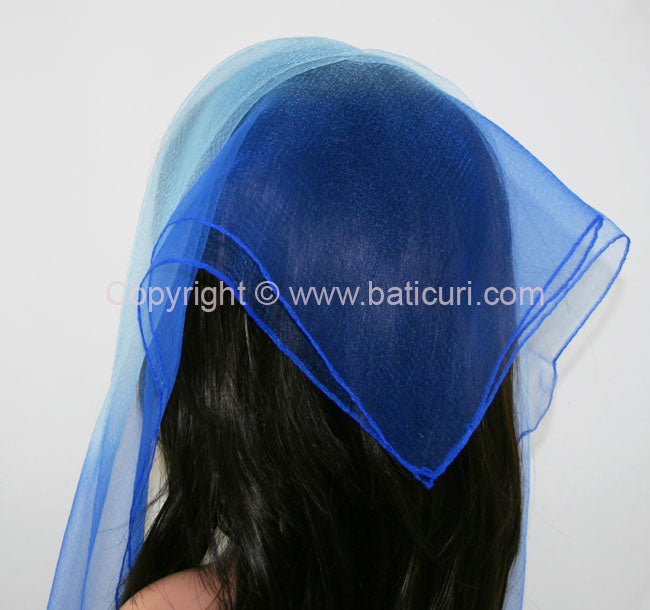 "Square Cloud" Light Blue/Royal