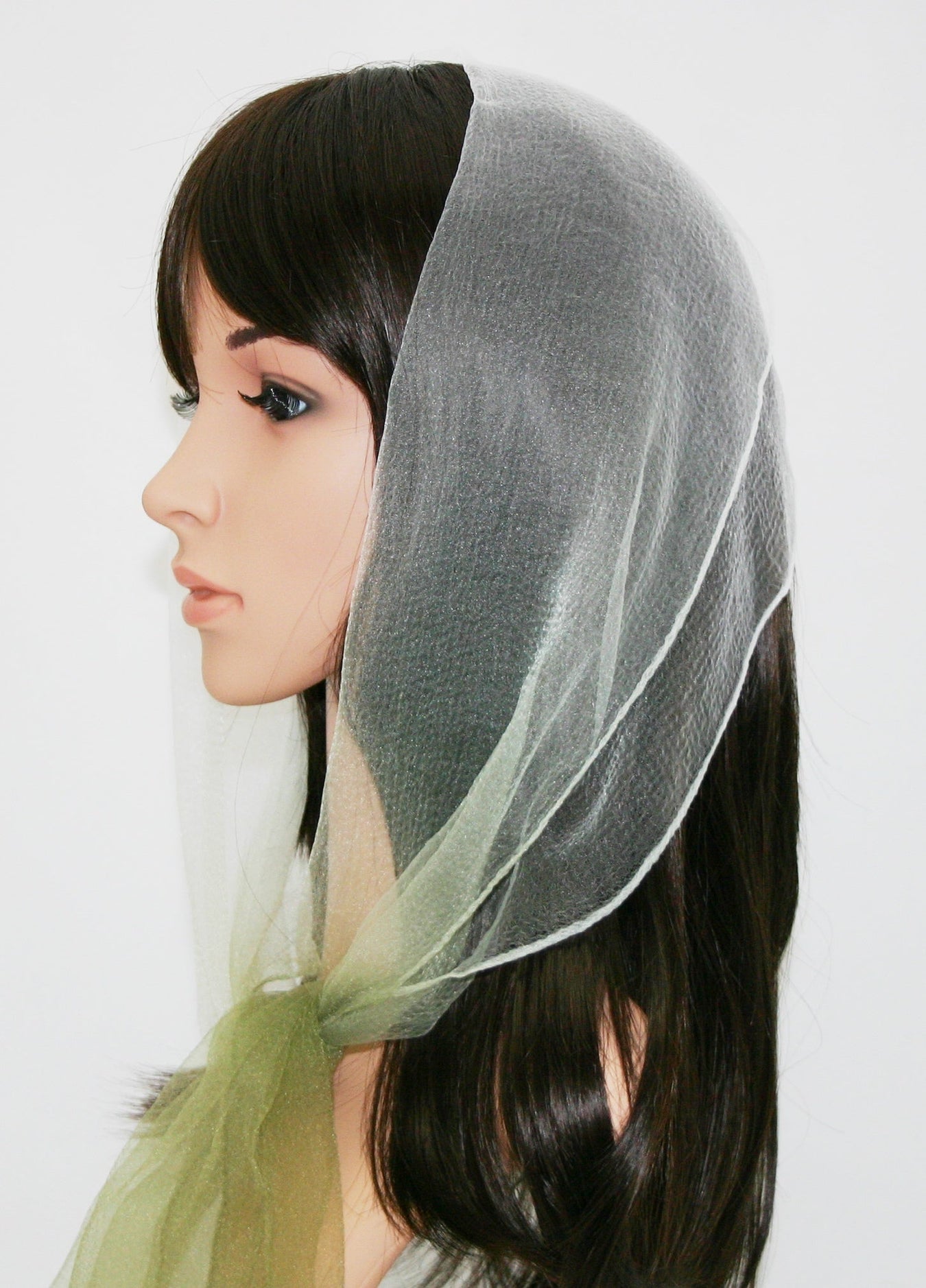 Oblong Two-Tone Scarves (Wide)