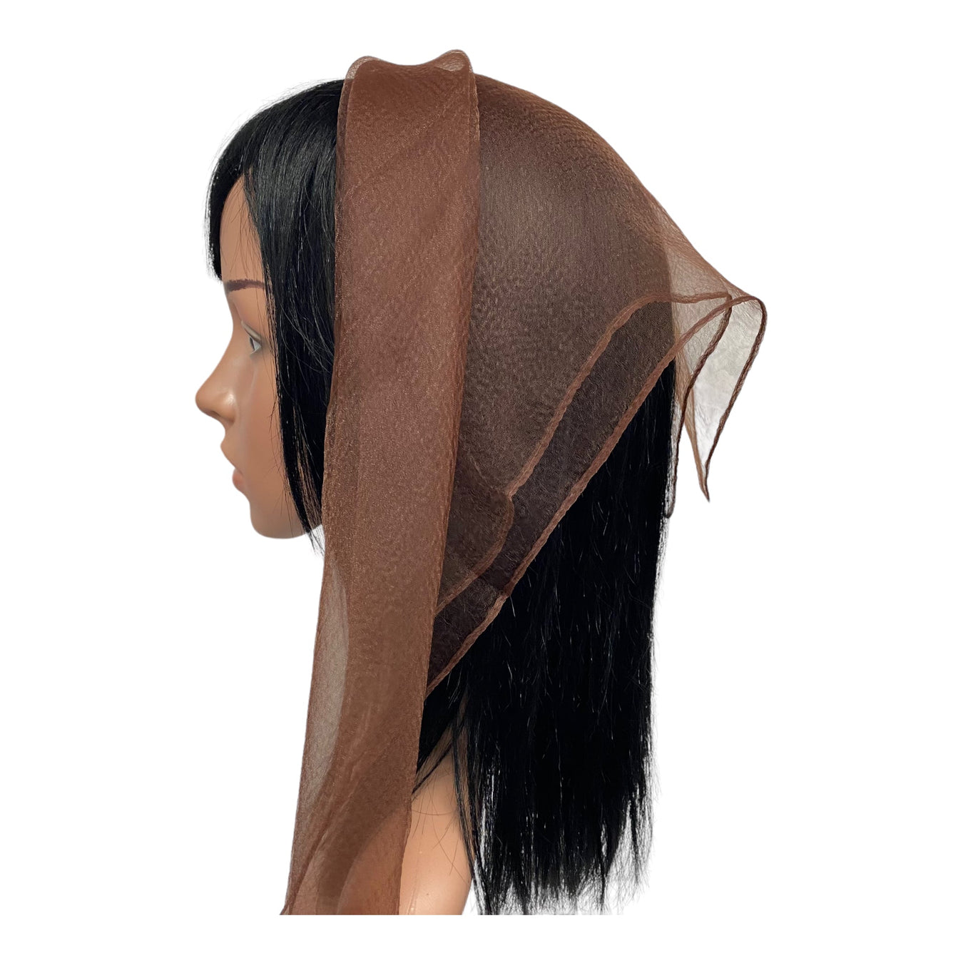 Solid Square Nylon Scarves | 25"x25"