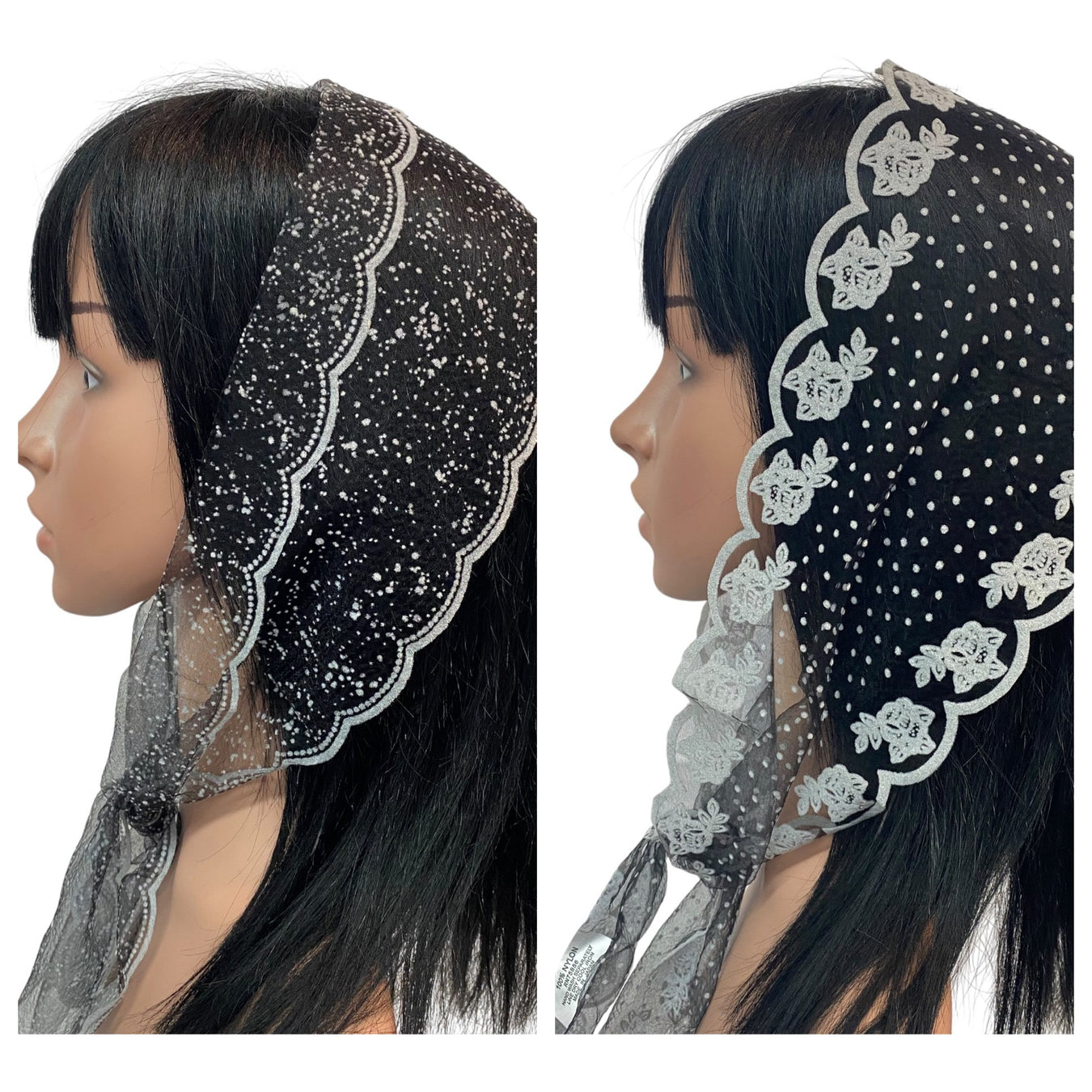 | Oblong Small | Zig-Zag Snowflake & Rose Edge |