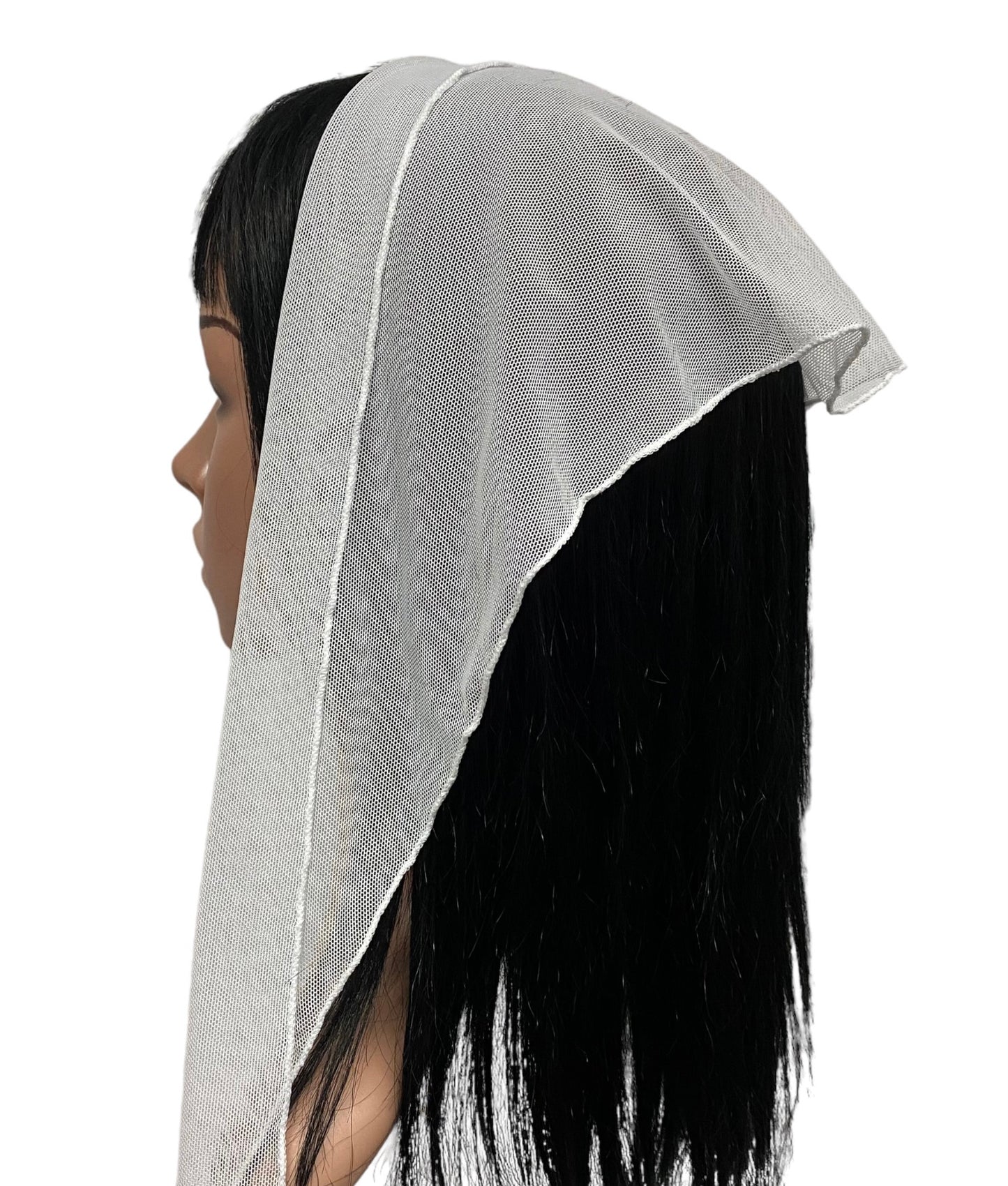 NEW! | Soft Net Scarf | Triangle | White