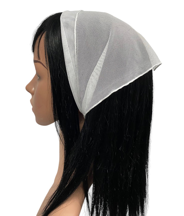 NEW! | Soft Net Scarf | Triangle | White