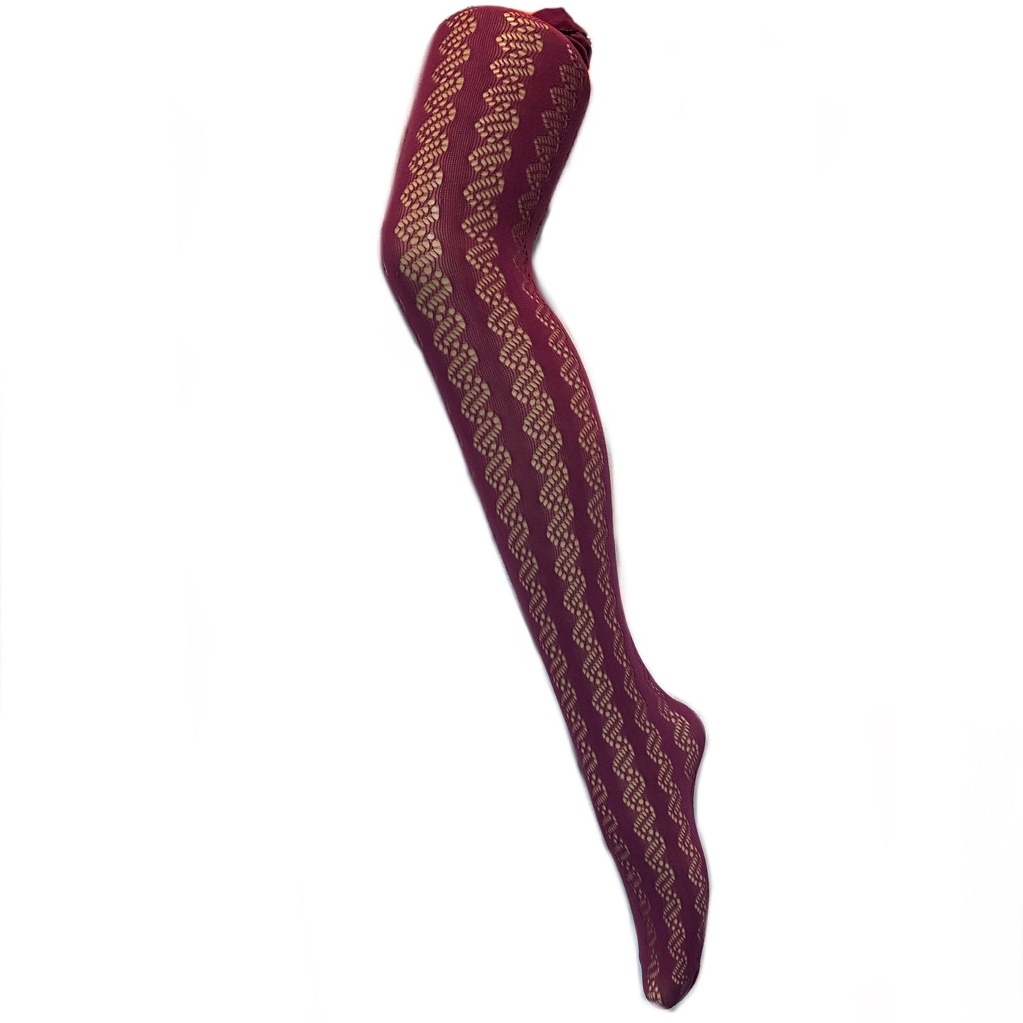 34 | Lace Pantyhose | Wine