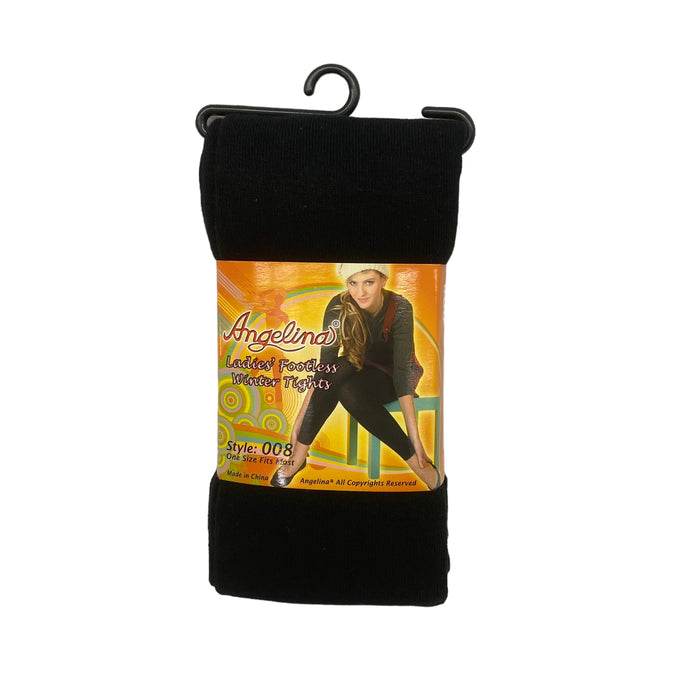 45 | Opaque  Angelina Winter |  Tights Footless | Black