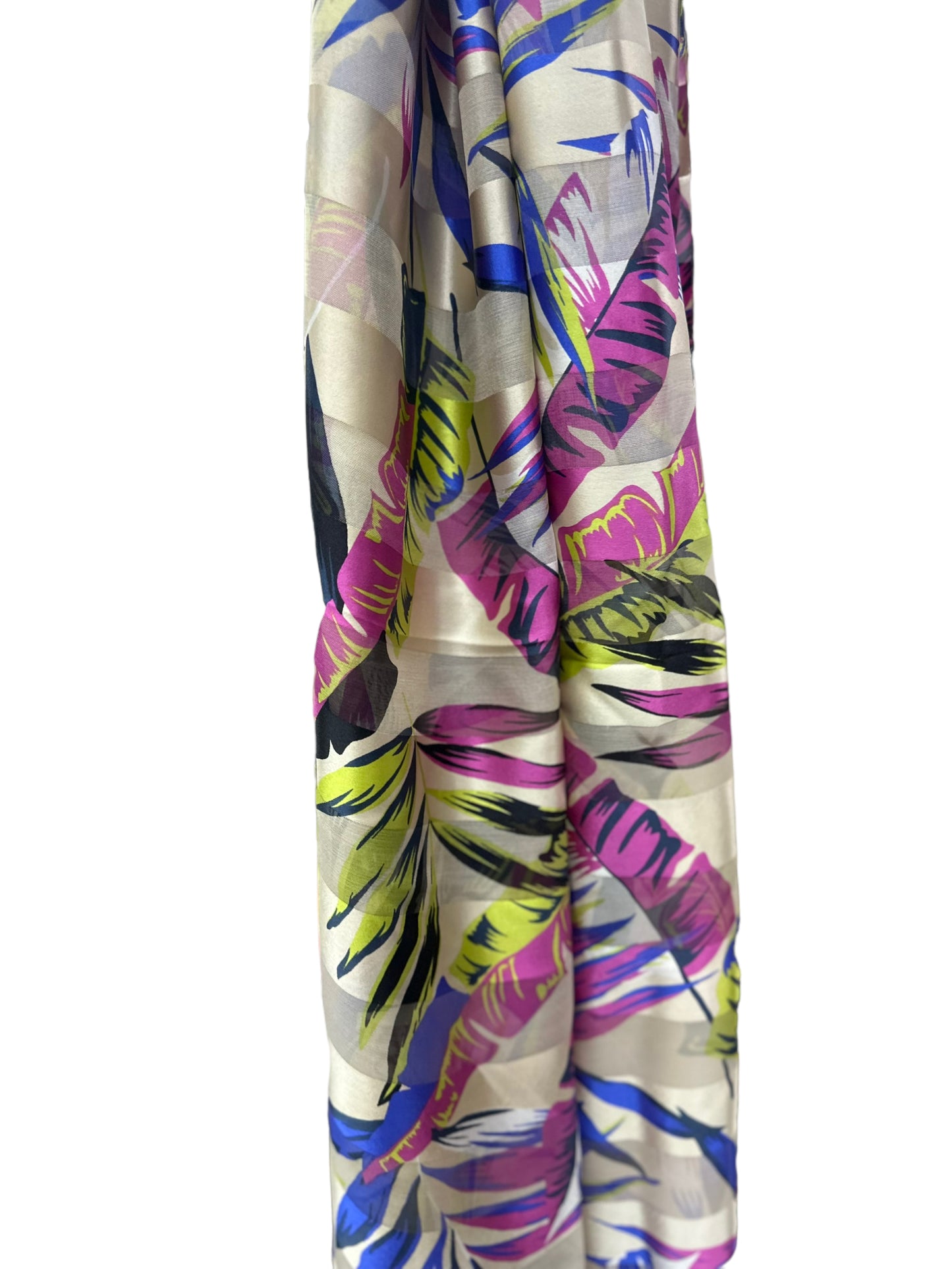 NEW! Tropical Print Silk Scarves