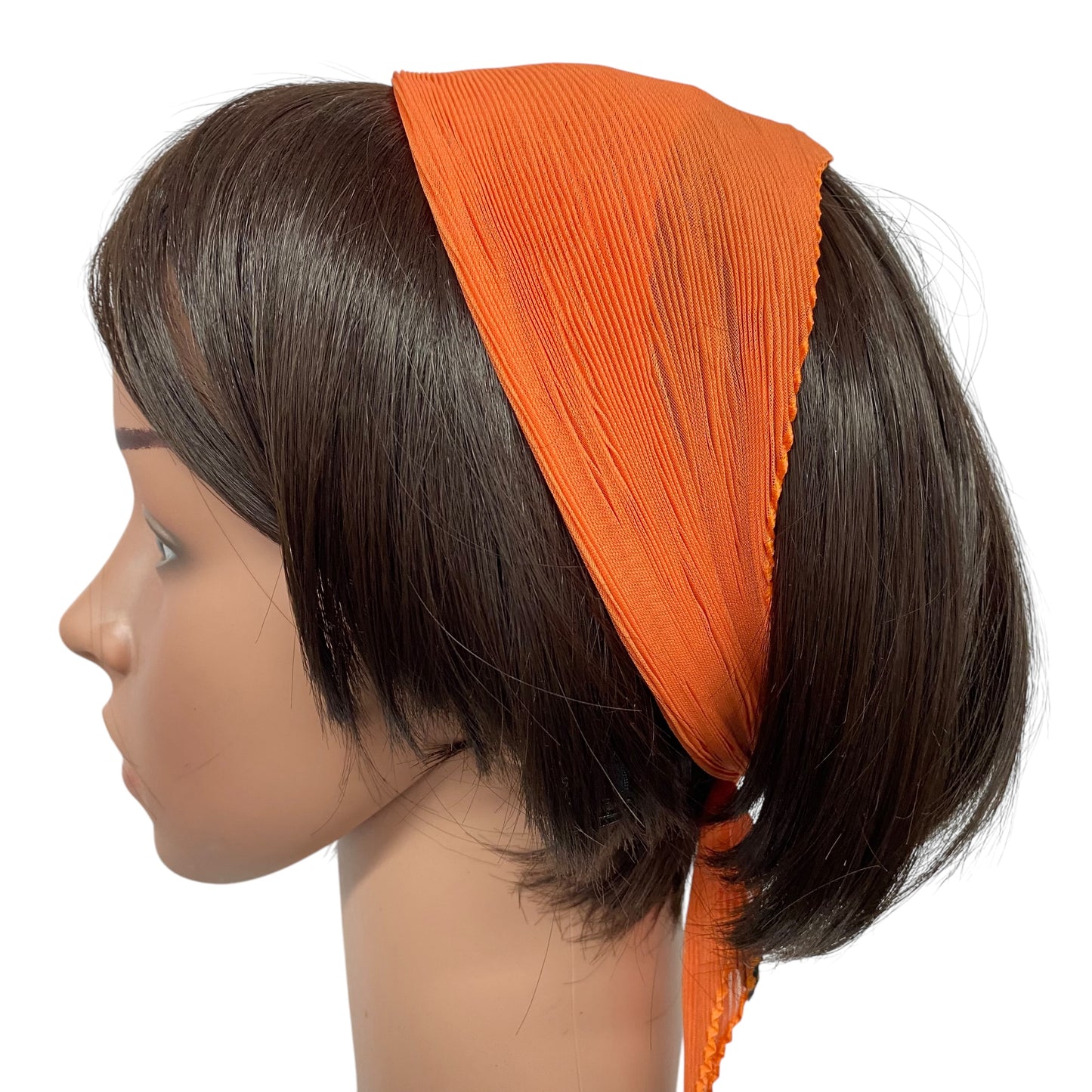 Polyester Pleated | Orange