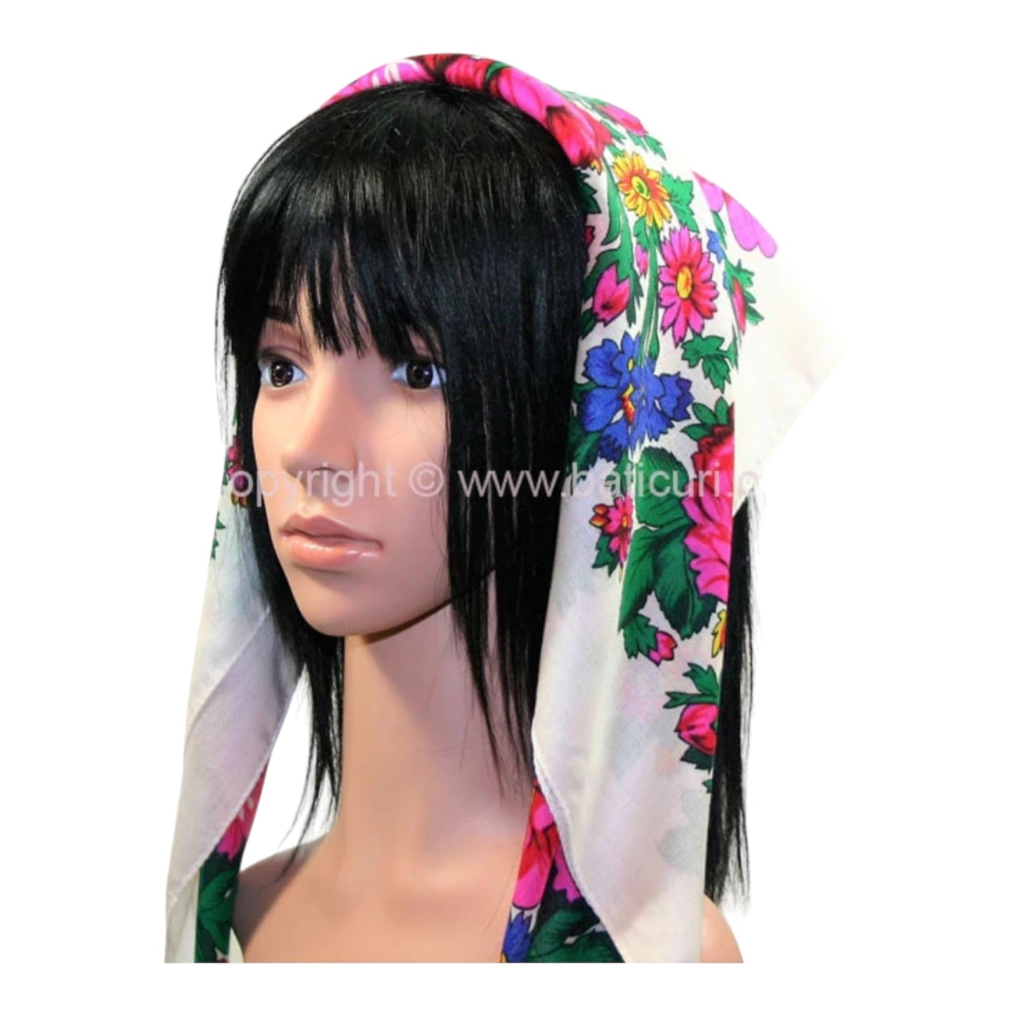 "Acrylic Rose Garden"  White