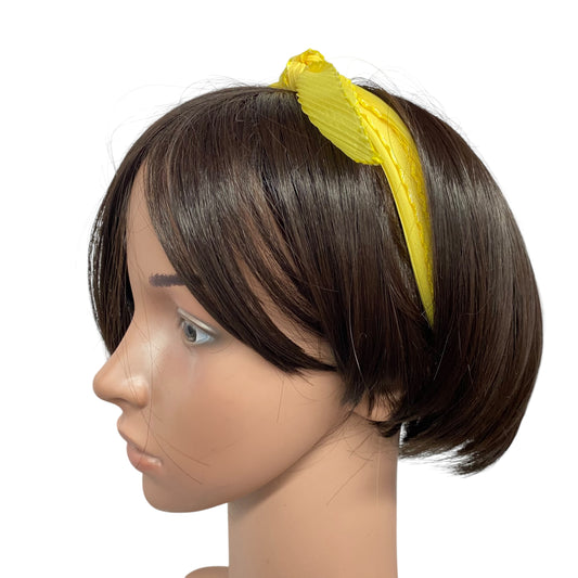 Polyester Pleated | Bright Yellow