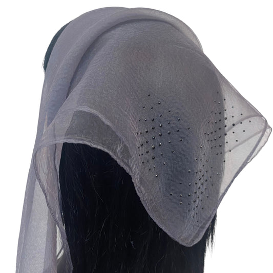 Square Rhinestone | 3-Box |  Dk. gray/blk