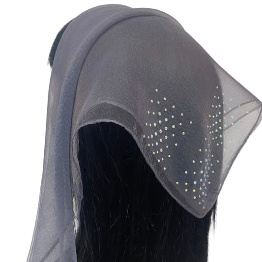 Square Rhinestone | 3-Box |  Gray/silver