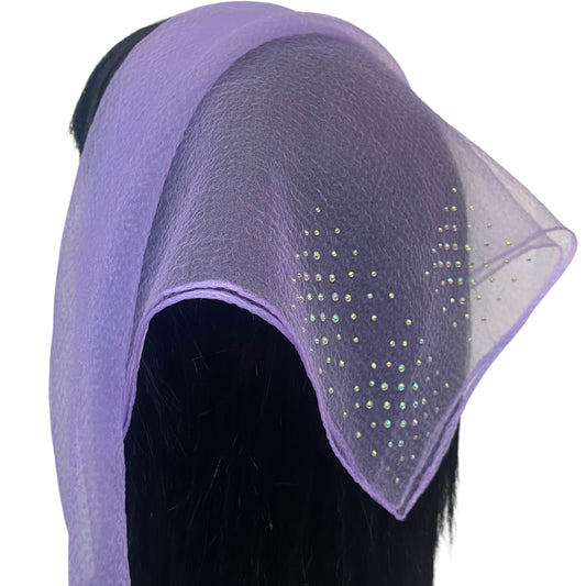 Square Rhinestone | 3-Box | Light Purple