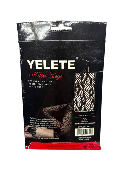 23 | Lace Yelete Pantyhose-Brown