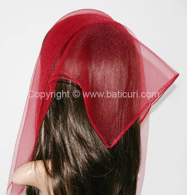 01-158 Regular square 25"x25" Red