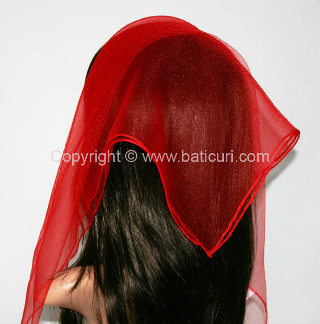 01-159 Regular square 25"x25" Bright Red