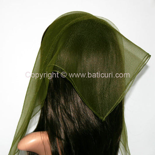01-56  Regular square 25"x25"  Olive Green