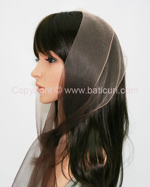 20 | Oblong Cloud | Beige with Brown Edges | 9"x50"