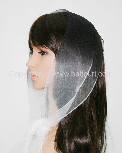 20 | Oblong Cloud | Black with White Edges | 9''x50'' |