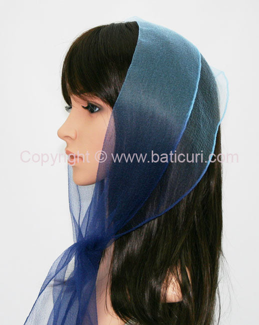 20 | Oblong Cloud | Blue with Navy Edges | 9''x50'' |