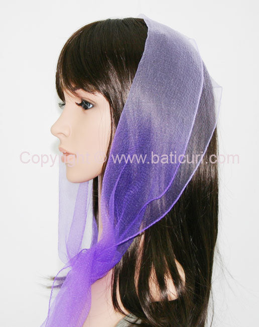 20 | Oblong Cloud | Light Purple with Dark Purple Edges | 9"x50"