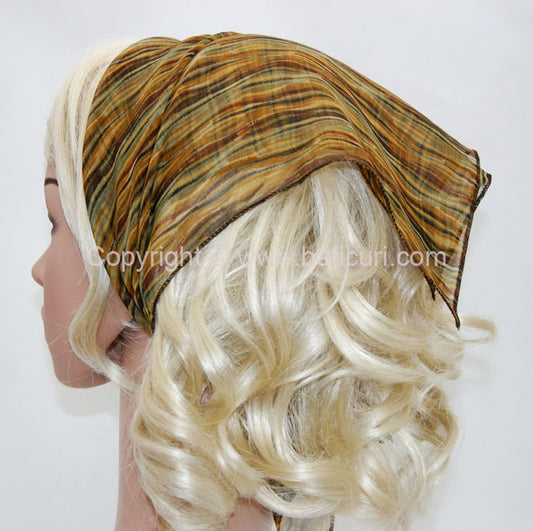 136-36 Yellow/Brown stripes