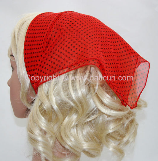 136-44 Red Dotted