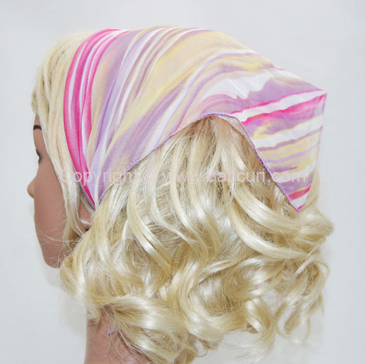 136-52 Pastel Pink/Lavender/Ivory lines