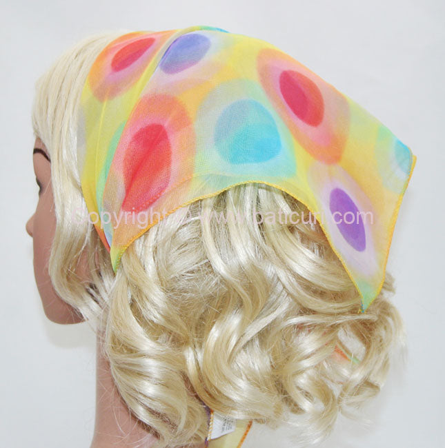 136-60 Yellow | Multi-Colored Circles