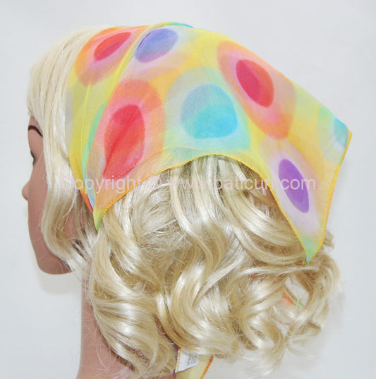 136-60 Yellow | Multi-Colored Circles