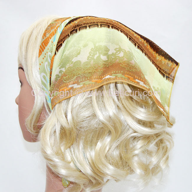 136-68 Green/Brown Mixed Patterns