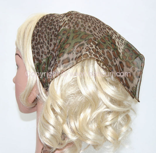 136-65 Brown/Green/Beige | Leopard