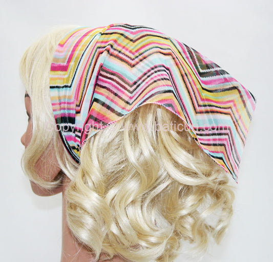 136-94 Pink/Yellow | Chevron