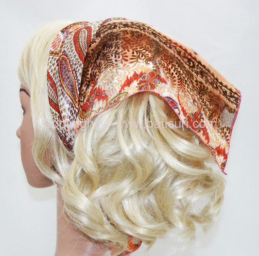 136-105 Brown/Orange | Paisley