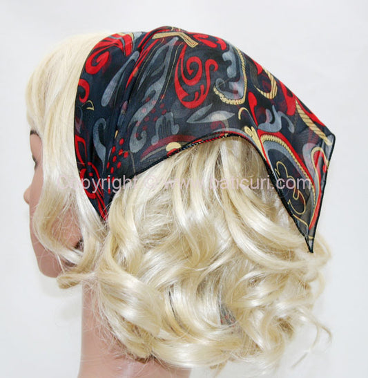 136-107 Black/Red | Swirl