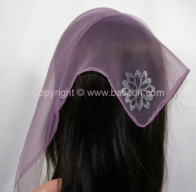 Square Solid | Rhinestone |  Dahlia | Dusty Pink