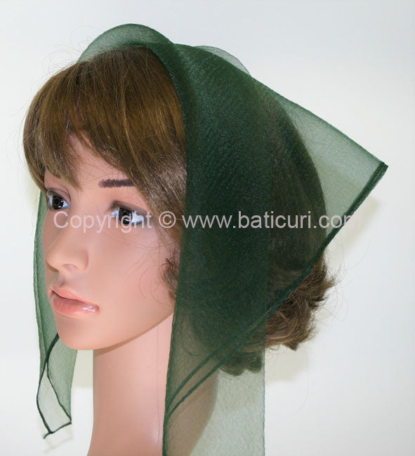 (S) 01-52 | Small Square | 21"x21" Forest Green