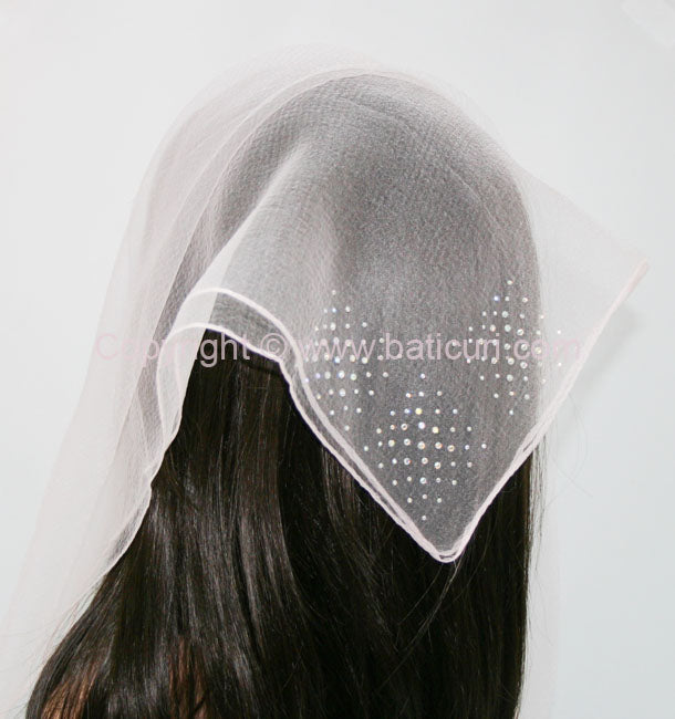 Square Rhinestone | 3-Box |   Light Peach