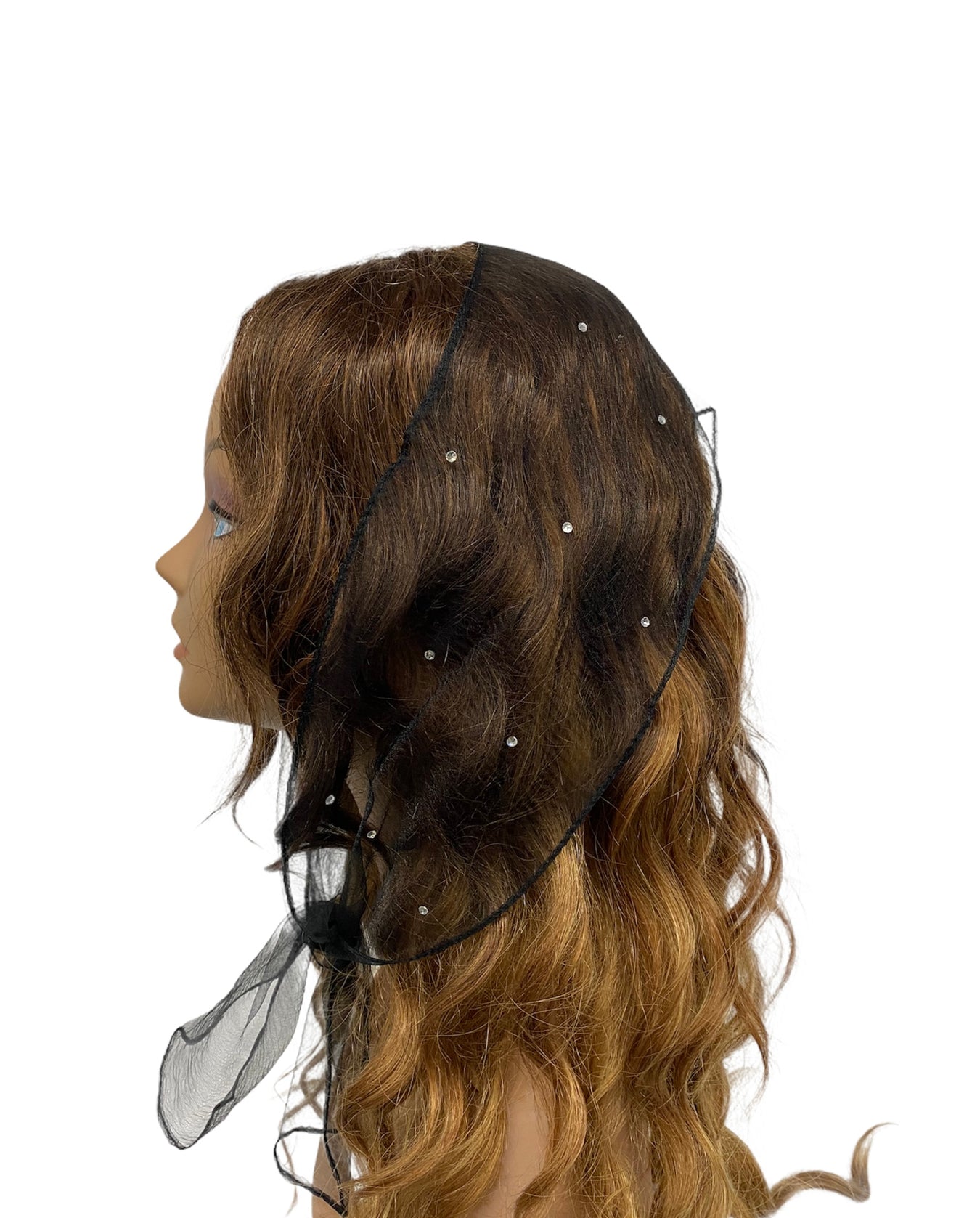 Long Rhinestone Scarves продолговатый горный хрусталь
