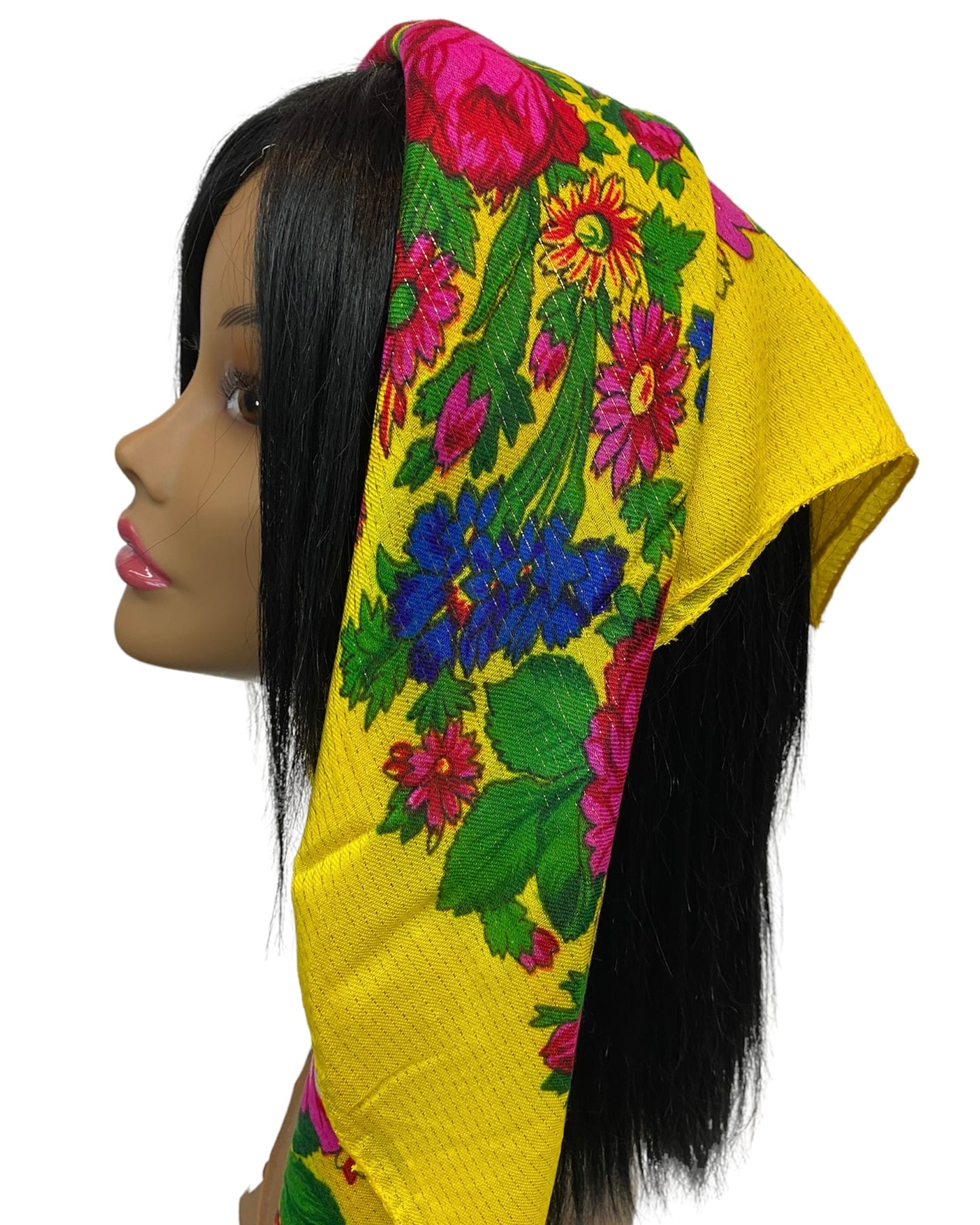 Acrylic Rose Garden w/Lurex | Yellow | 10-14