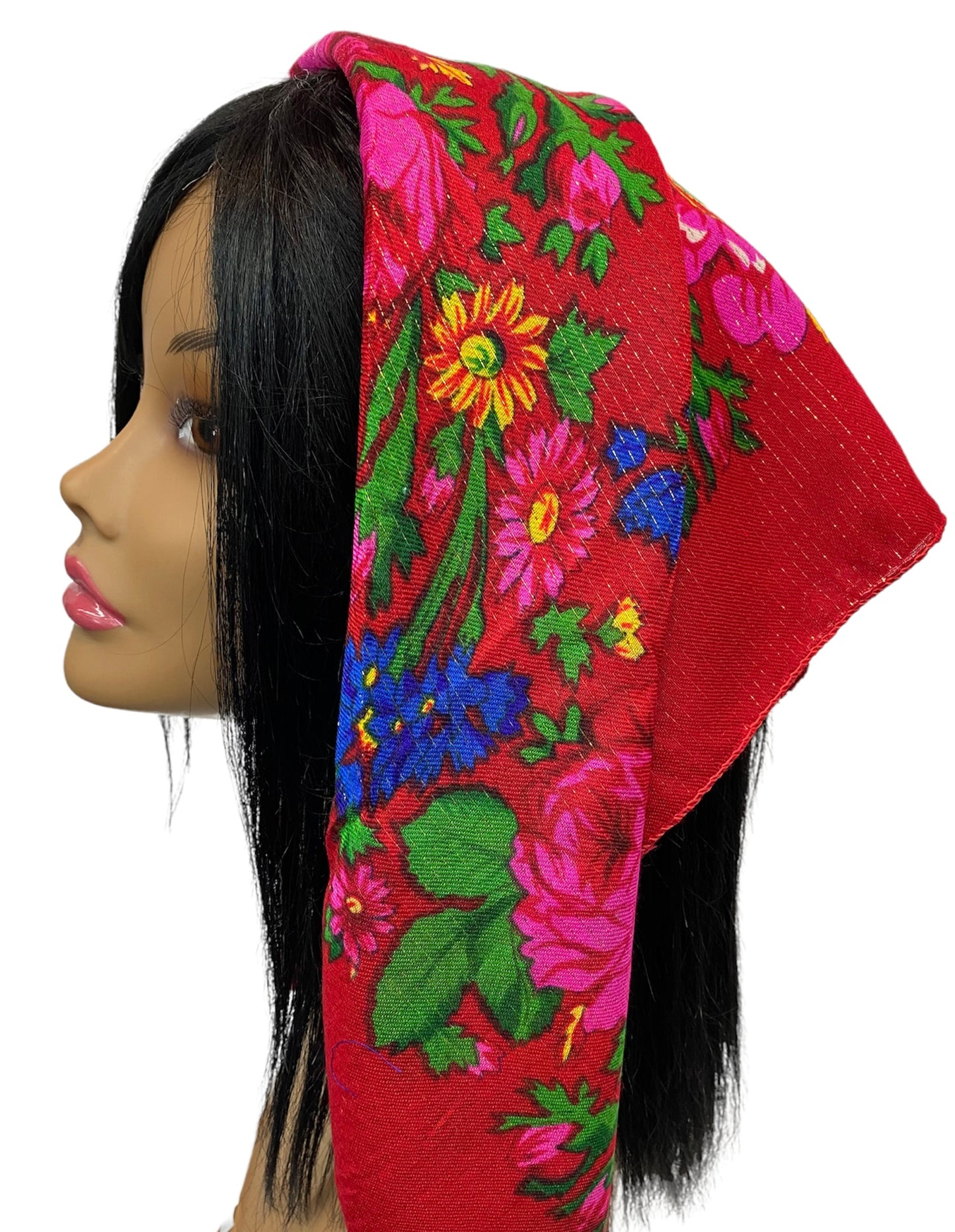 Acrylic Rose Garden w/Lurex | Red | 10-15