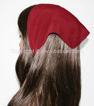 100-155 Pleated Italian | Maroon