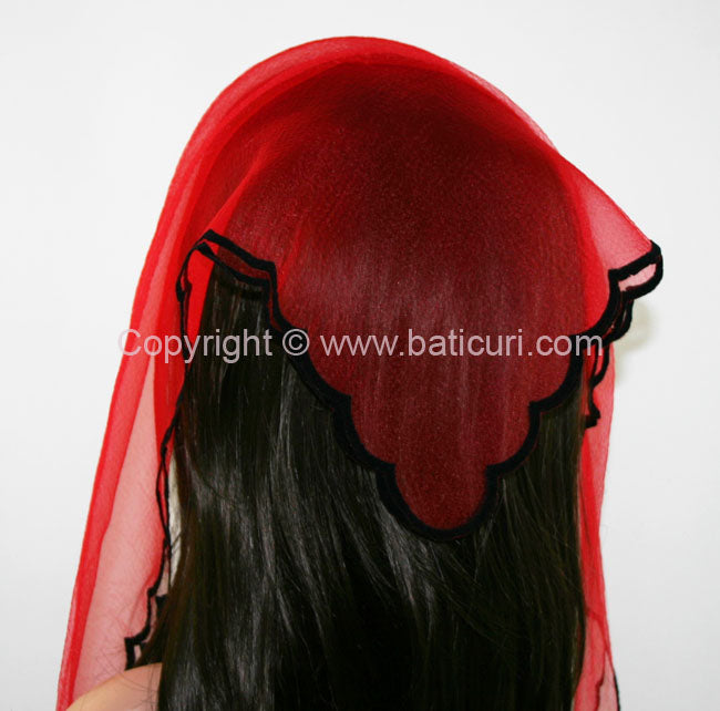 Solid | Zig-Zag | Red with Black Edges