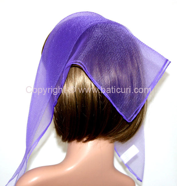 (S) "01-89 Small Square 21"x21" Purple