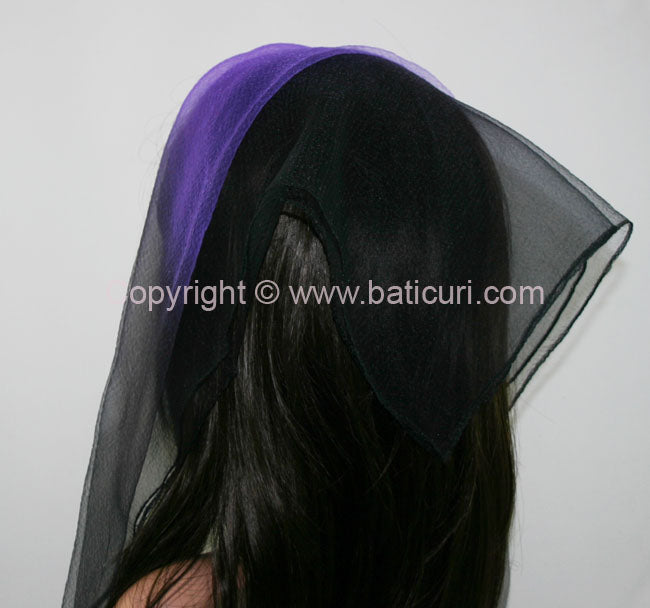 "Square Cloud" Dark Purple/Black