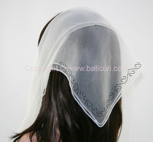 Square Solid | Rhinestone | Spiral | White/Black
