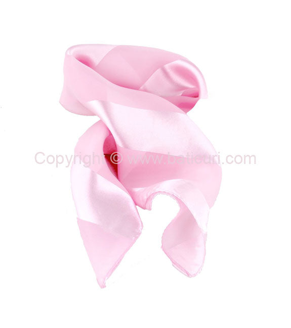 Polyester Square | Satin striped | Light Pink